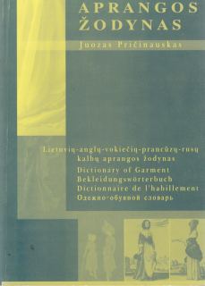 Juozas Pričinauskas. Aprangos žodynas
